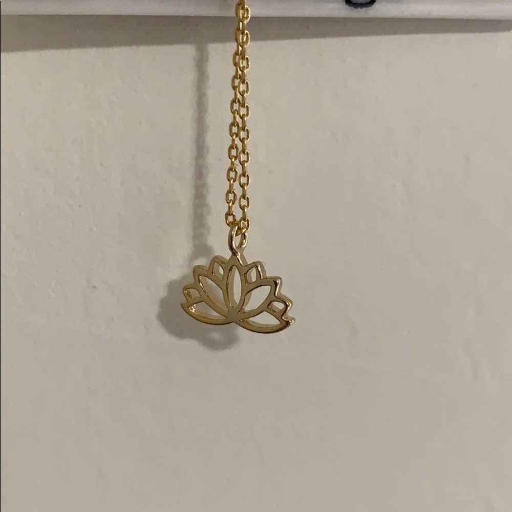 Gold plated necklace